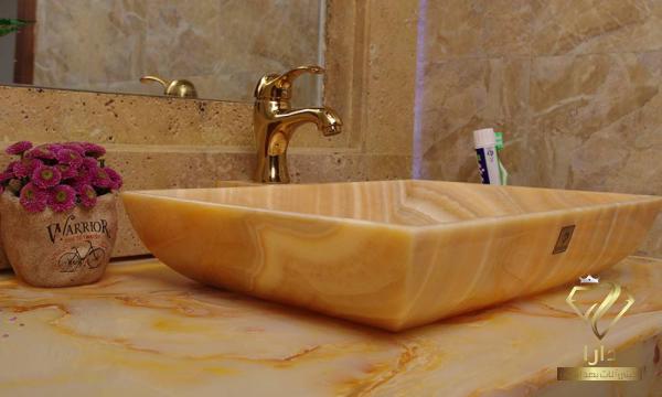 فروش مستقیم روشویی سنگی مرمر