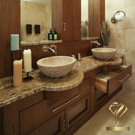 تامین کننده روشویی سنگی کابینتی