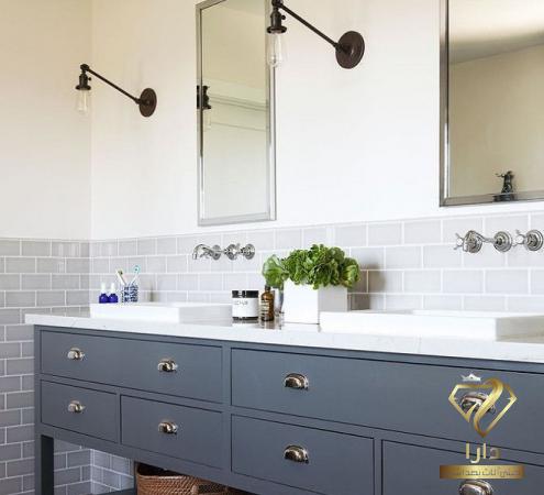 تولیدکنندگان روشویی کابینتی دوقلو